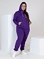Женский костюм из футера 2х-нитка М-859 / Фиолетовый